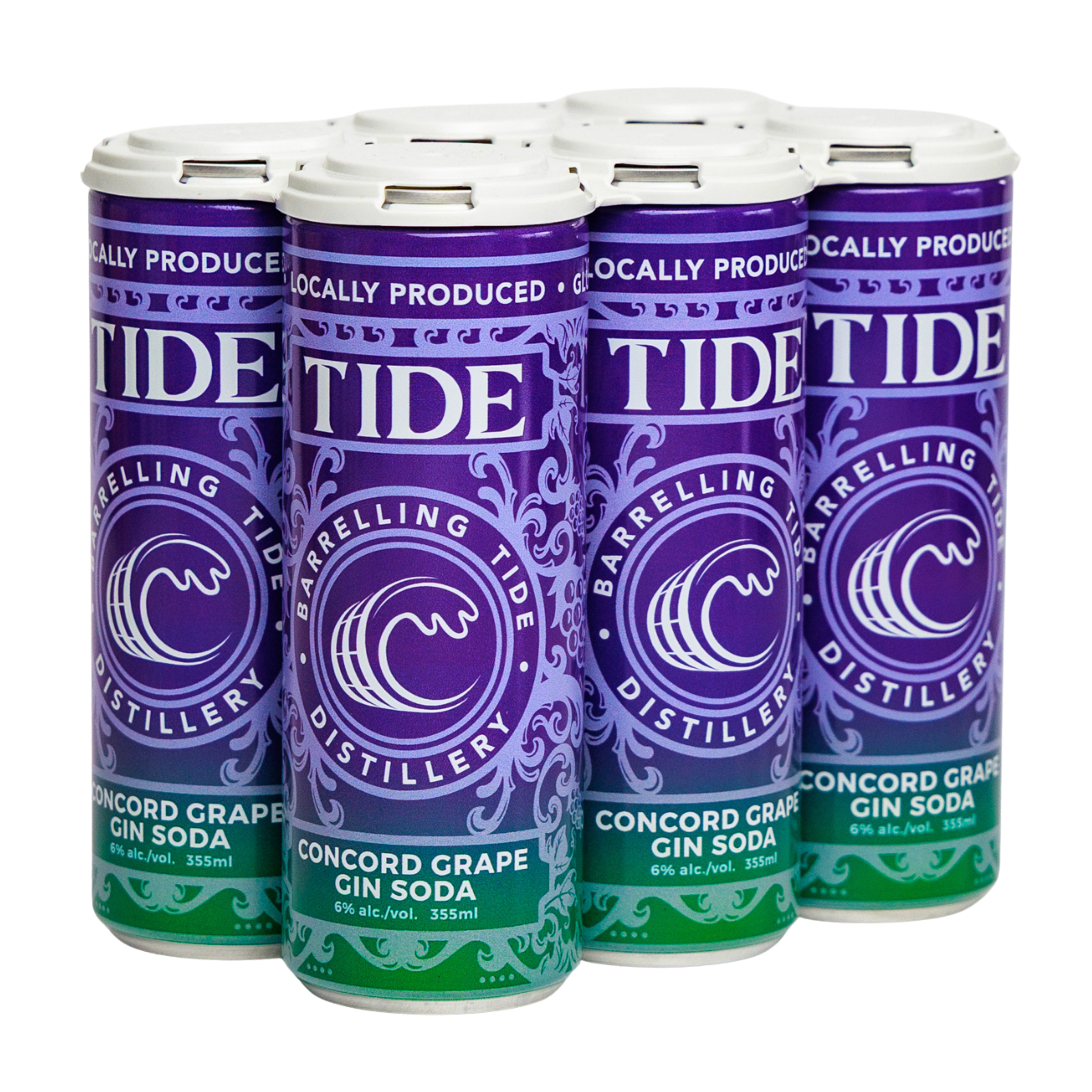 Concord Grape Gin Soda