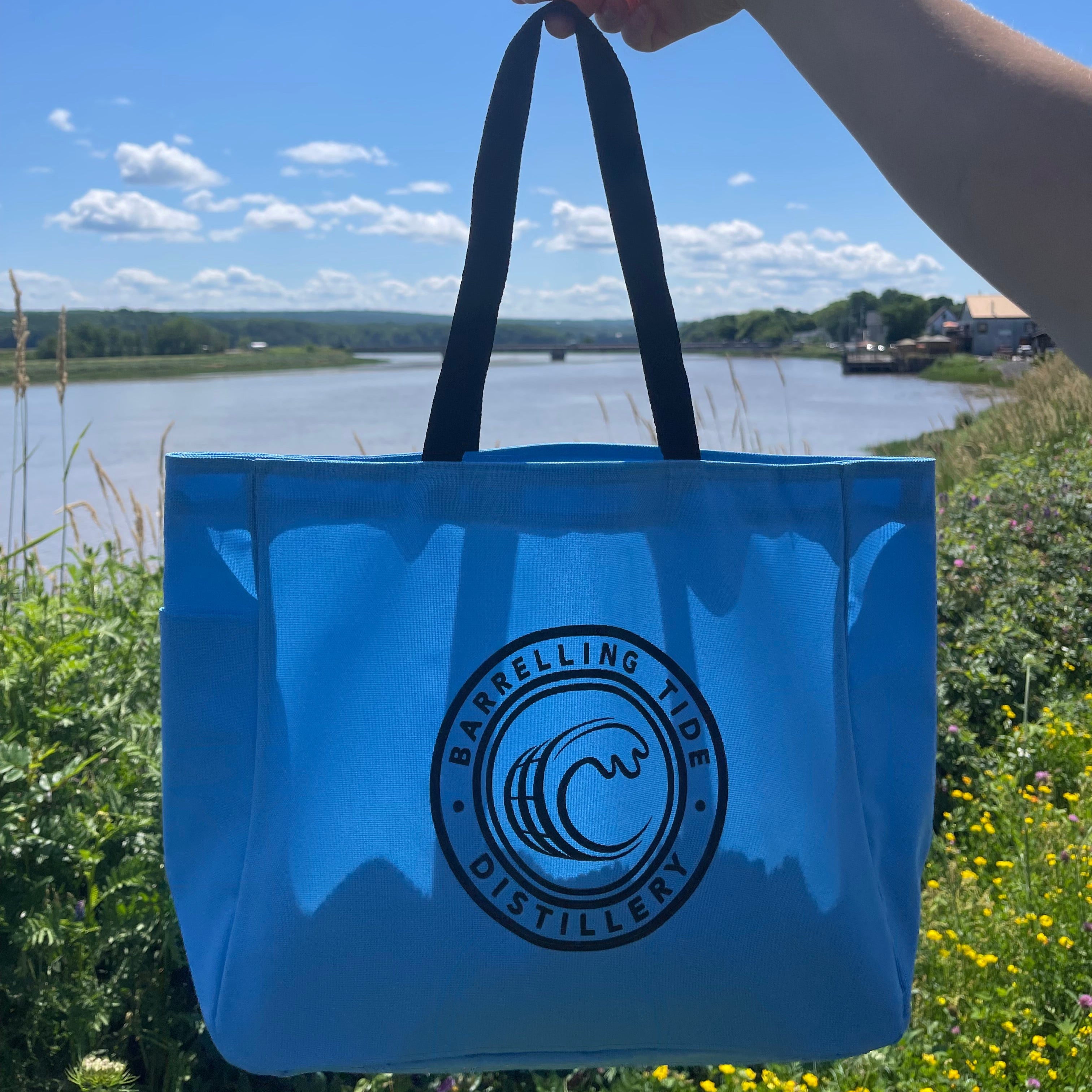 Carolina Blue Reusable Tote Bag