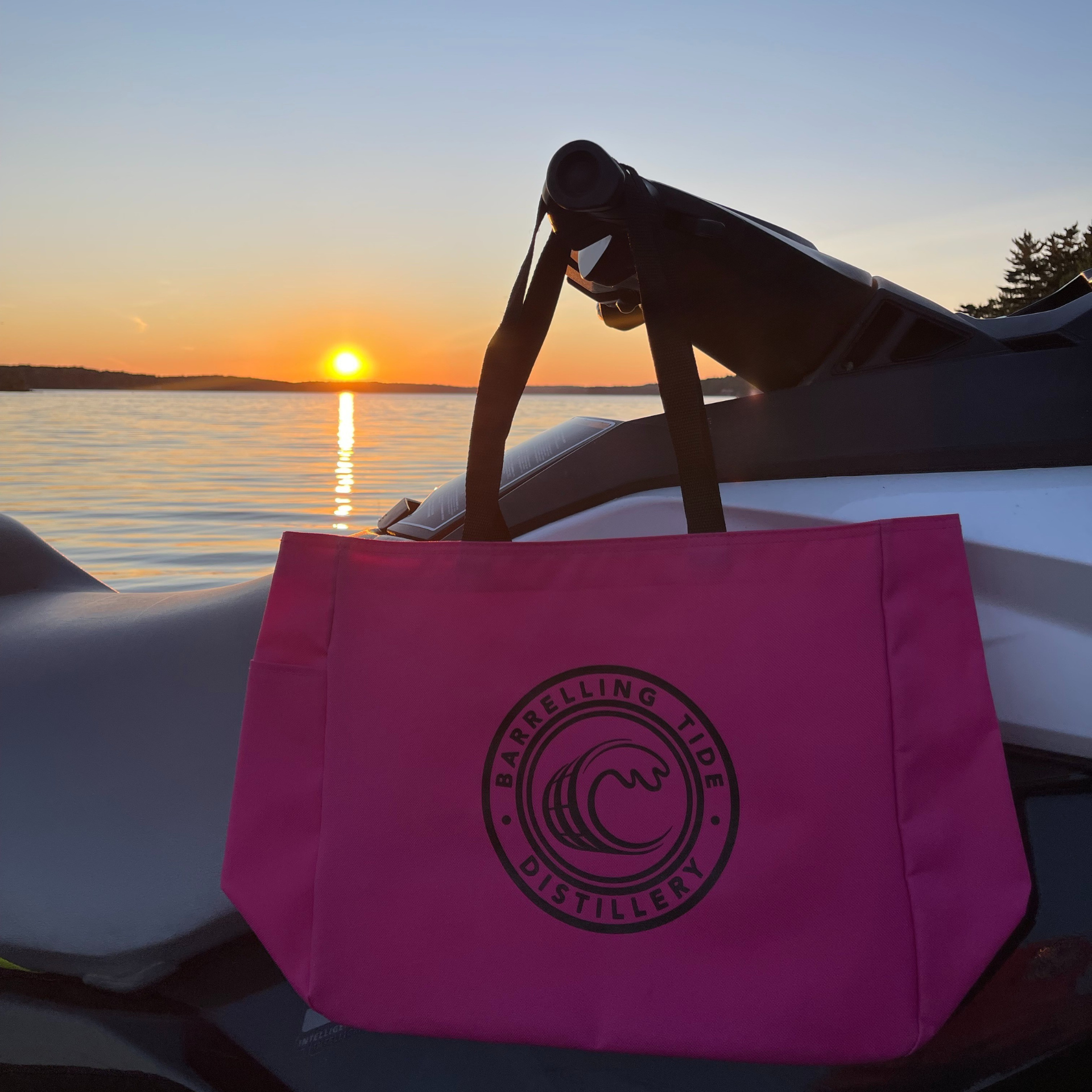 Tropical Pink Reusable Tote Bag