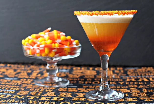 Candy Corn Martini | Cocktail Recipe | Halloween Cocktail | Nova Scotia Distillery 