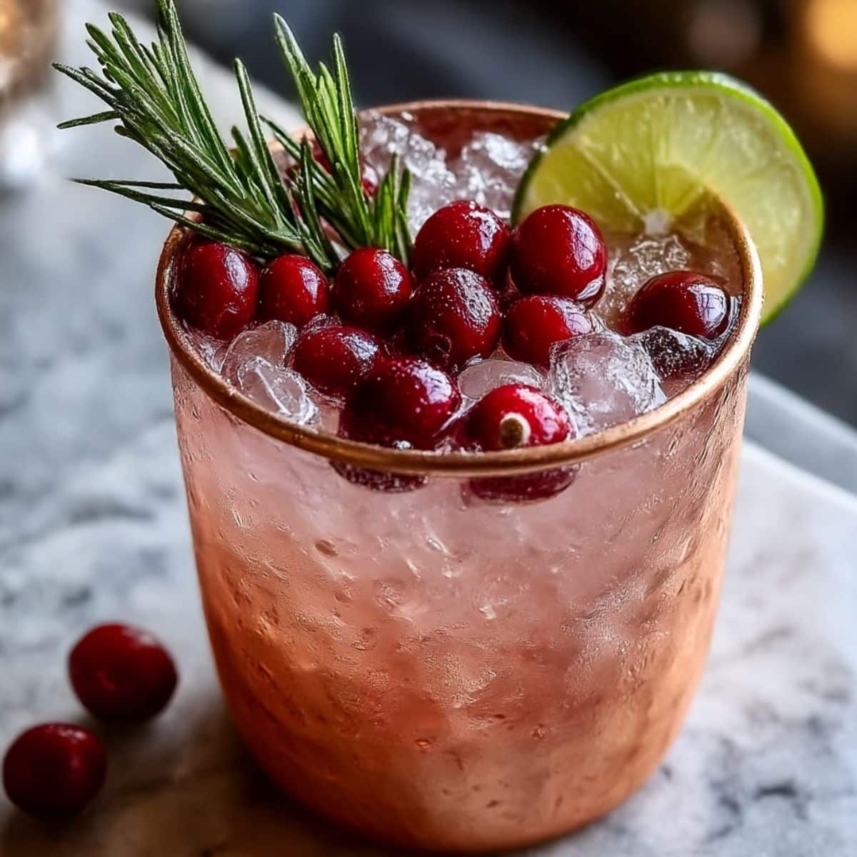 Cranberry Gin Mule