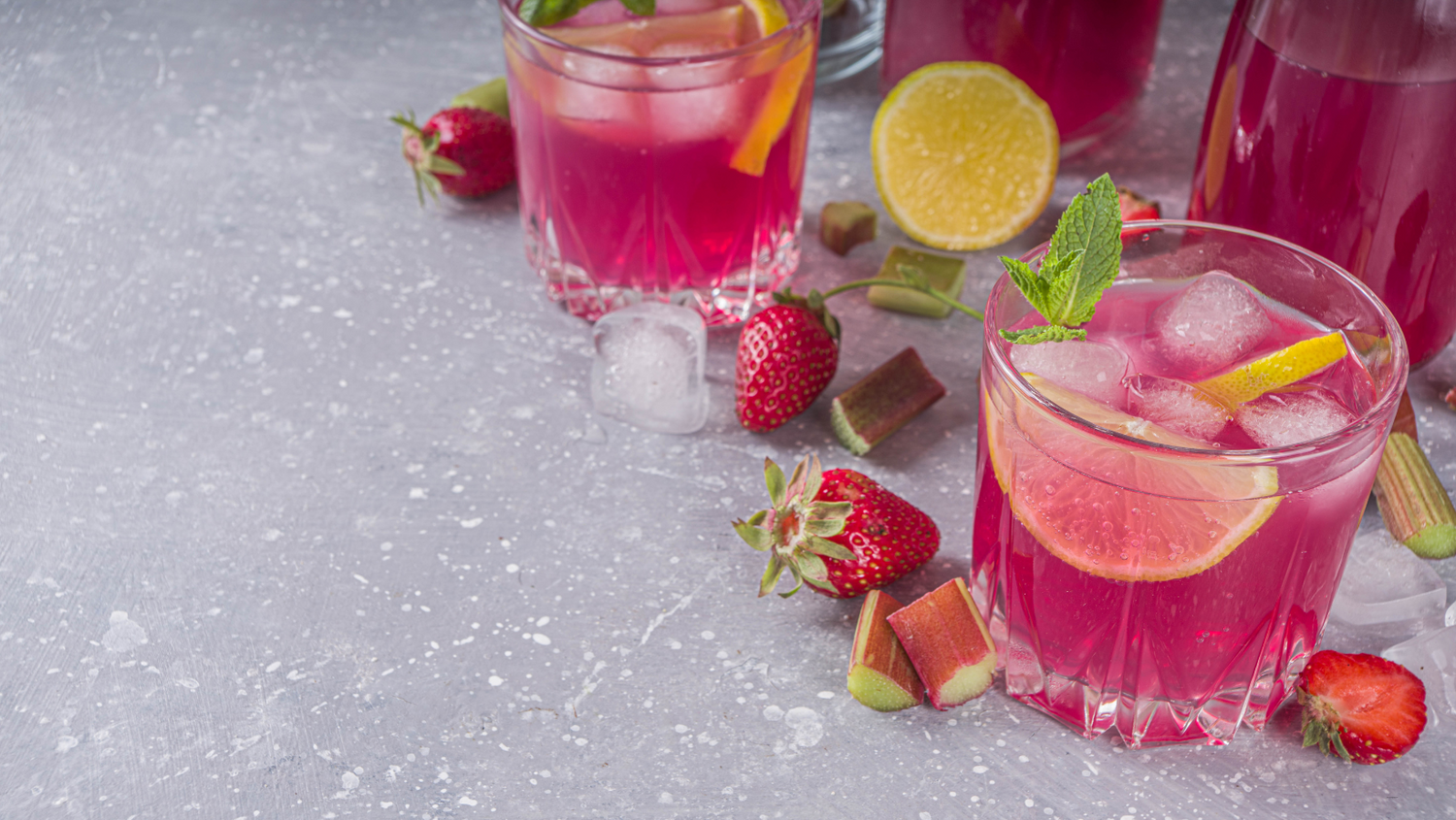 Strawberry Rhubarb Lemonade