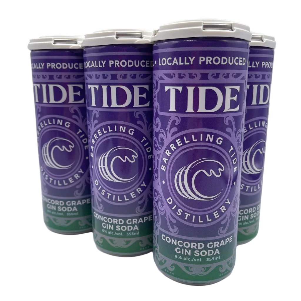 Tide Concord Grape Lime Gin Soda