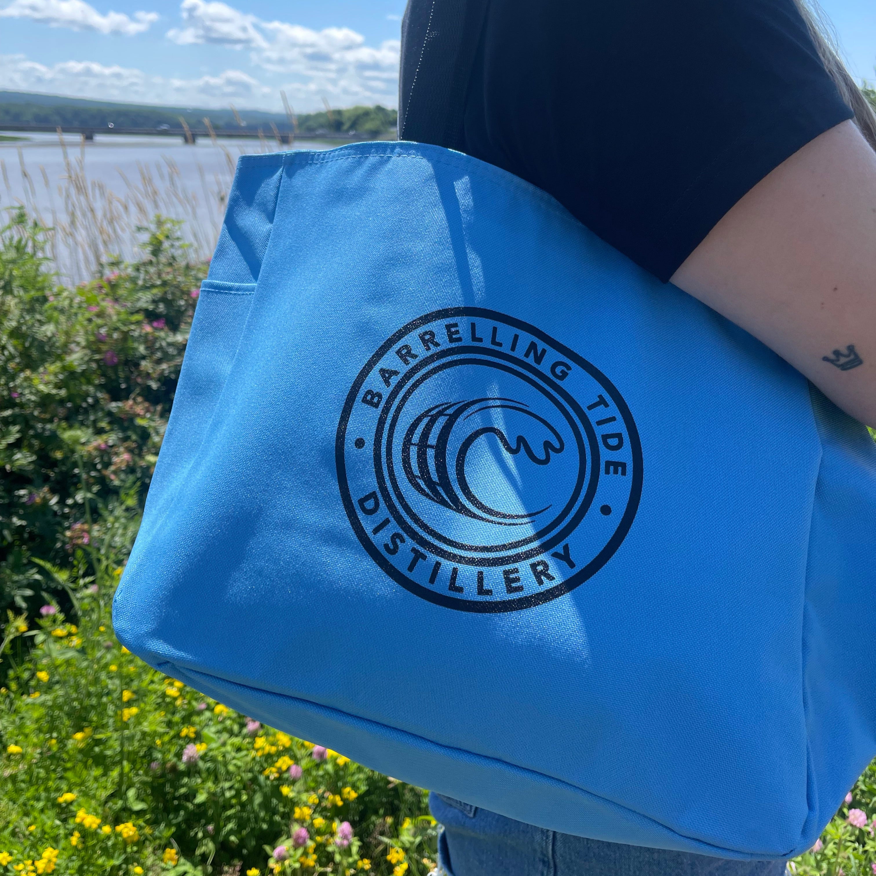 Carolina Blue Reusable Tote Bag