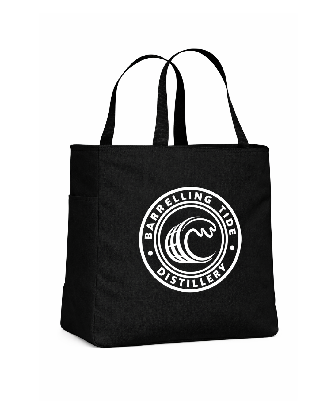Black Reusable Tote Bag