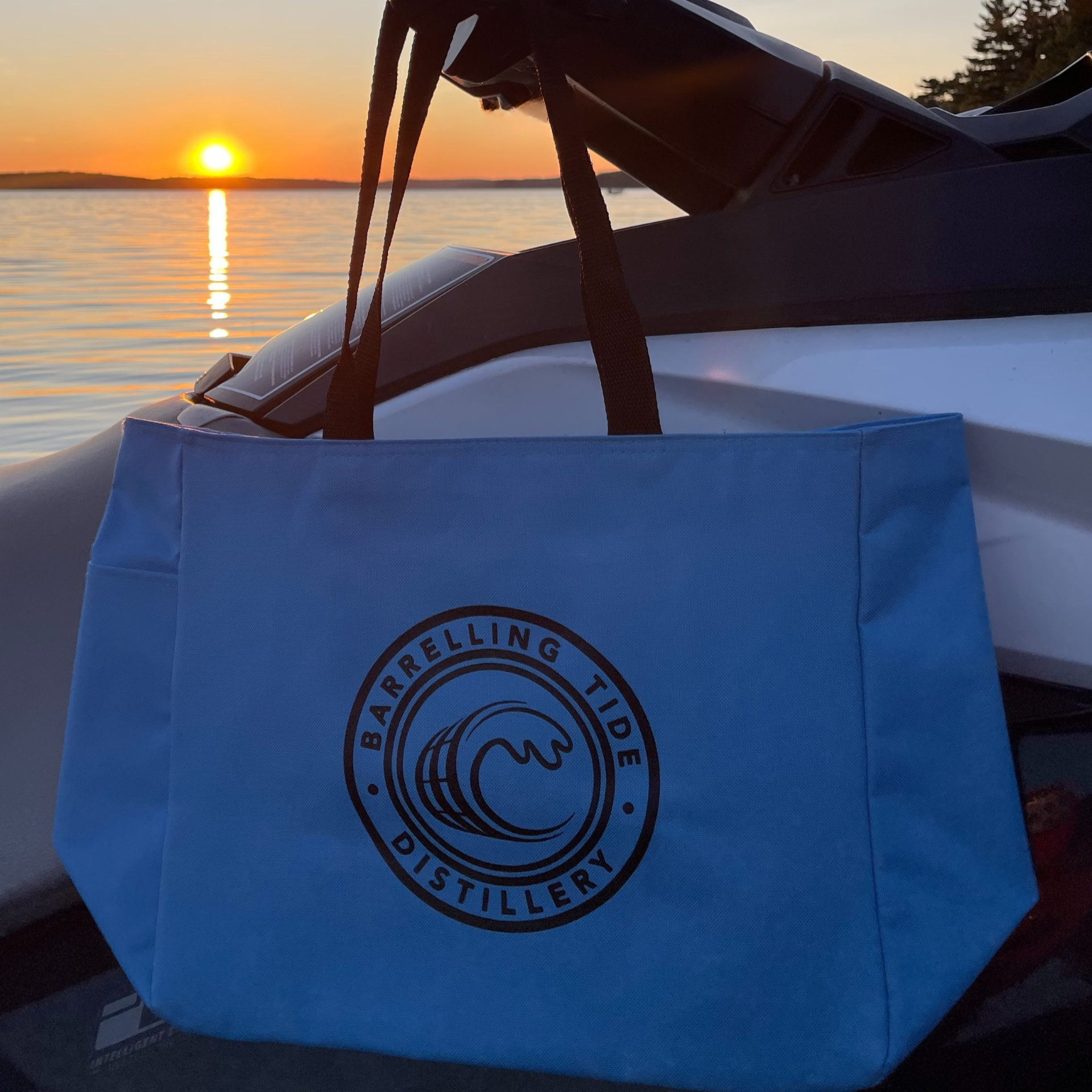 Carolina Blue Reusable Tote Bag